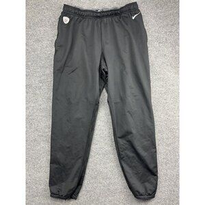 Nike NFL Equipment Pants Mens 2XL Black Dri-FIT Tapered Athletic Zipper Pockets